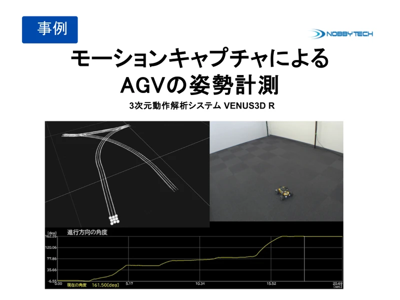モーションキャプチャによるAGVの姿勢計測