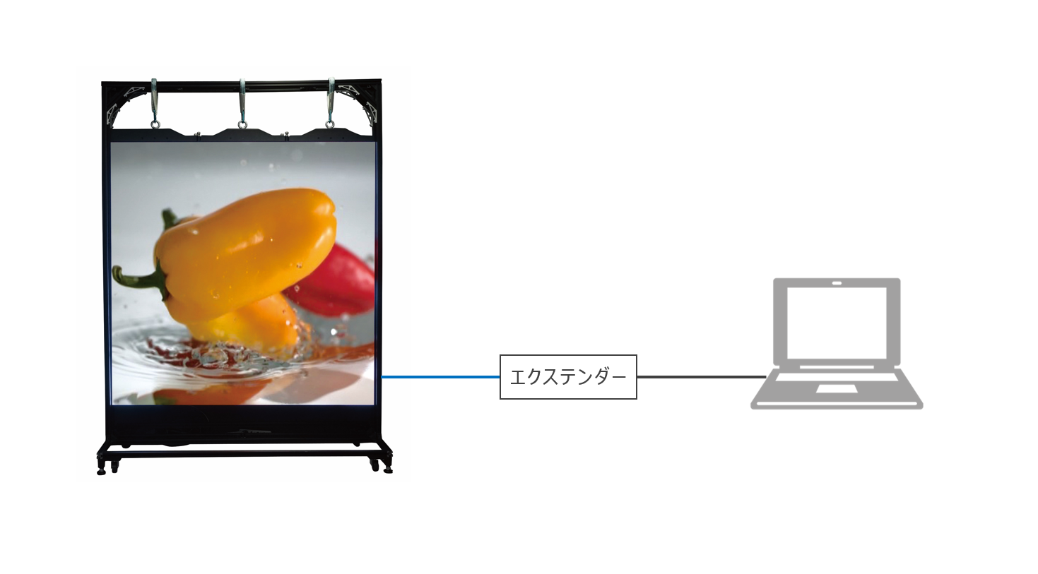 ジタルサイネージ LianTronics(リアントロニクス) 構成