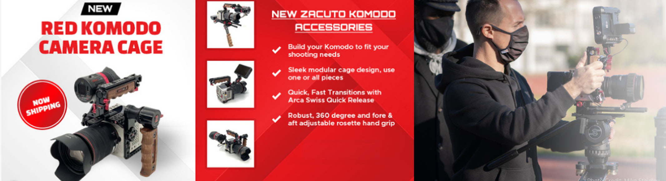 ZACUTO RED KOMODO用アクセサリ-の紹介