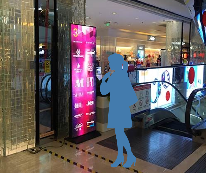 デジタルサイネージ事例 店舗