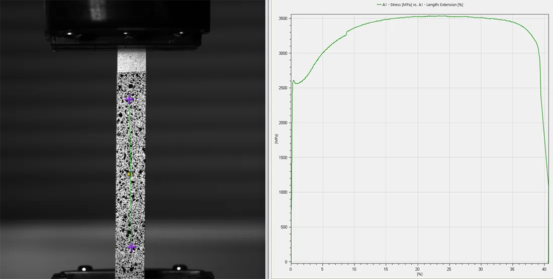 ひずみを立体的に解析できました