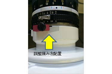 摘み:左配置の場合
